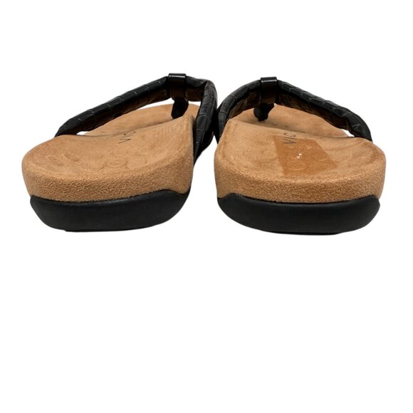Vionic Layne Leather Toe-Post Orthotic Thong Sandals Women's size 7 - Picture 4 of 7